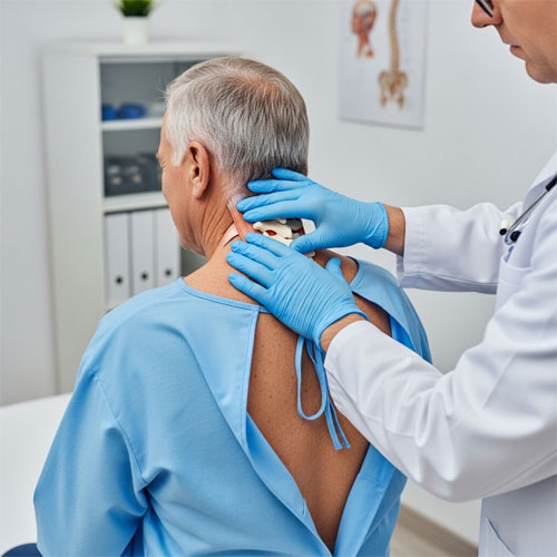 (PRP) treatment for the neck